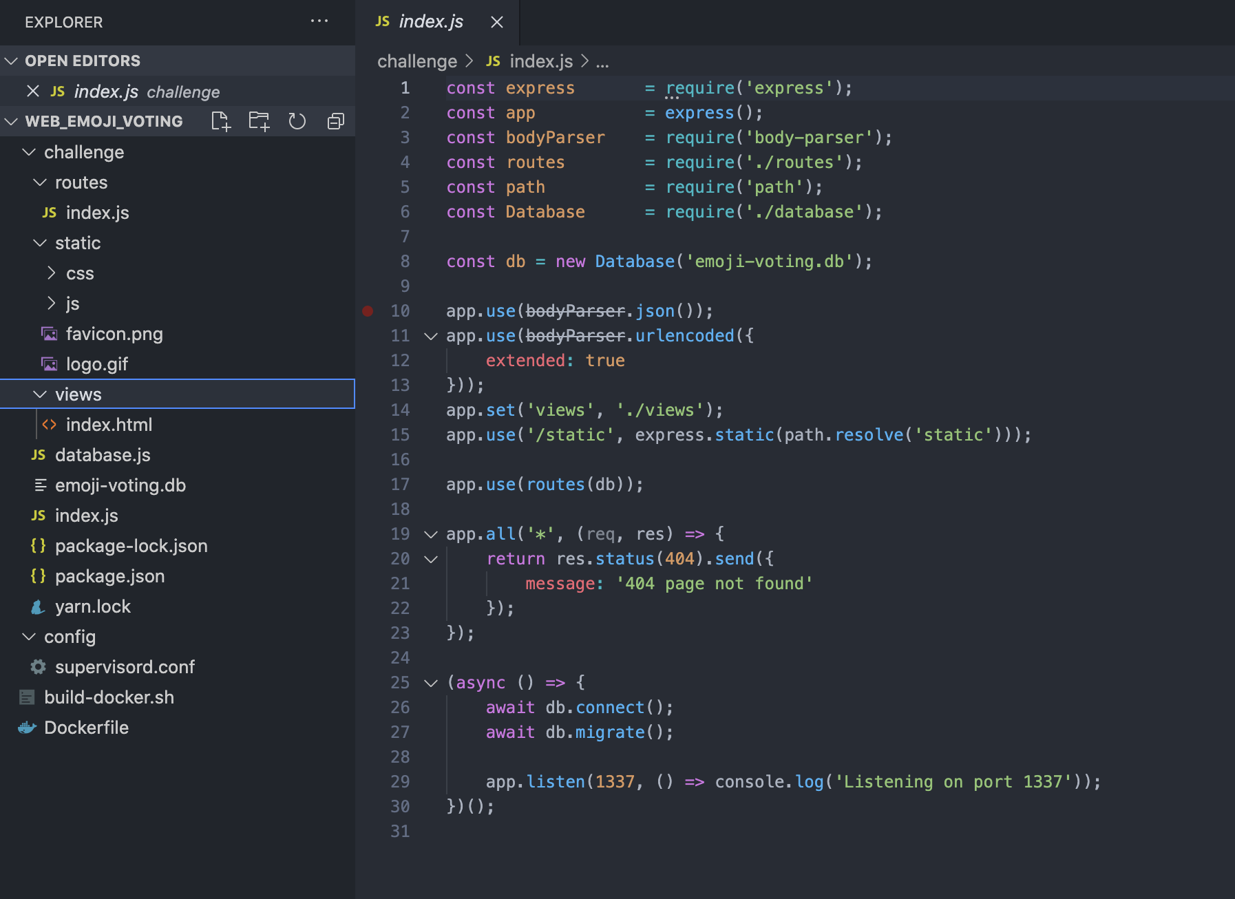 /images/posts/ctf/Cyber-Apocalypse-2021/Cyber-Apocalypse-2021-Web-emoji-voting-writeup/source-code.png